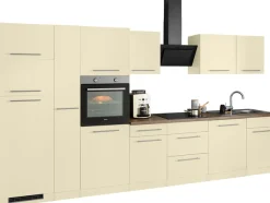 wiho Küchen Küchenzeile »Unna« mit E-Geräten, Breite 370 cm