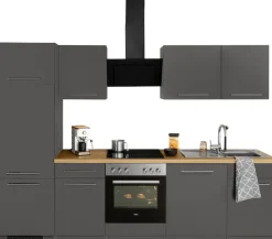 wiho Küchen Küchenzeile »Unna« mit E-Geräten, Breite 280 cm
