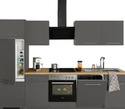 wiho Küchen Küchenzeile »Unna« mit E-Geräten, Breite 280 cm
