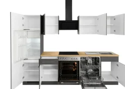 wiho Küchen Küchenzeile »Unna« mit E-Geräten, Breite 280 cm