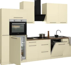 wiho Küchen Küchenzeile »Unna« mit E-Geräten, Breite 280 cm