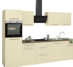 wiho Küchen Küchenzeile »Unna« mit E-Geräten, Breite 280 cm