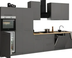 wiho Küchen Küchenzeile »Unna« mit E-Geräten, Breite 360 cm
