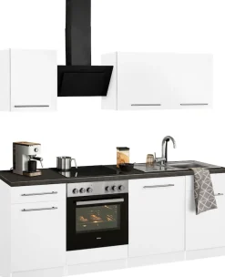 wiho Küchen Küchenzeile »Unna« ohne E-Geräte, Breite 220 cm