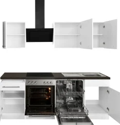 wiho Küchen Küchenzeile »Unna« ohne E-Geräte, Breite 220 cm