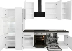 wiho Küchen Küchenzeile »Unna« ohne E-Geräte, Breite 310 cm