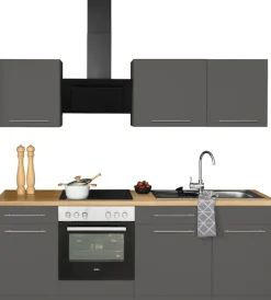 wiho Küchen Küchenzeile »Unna« ohne E-Geräte, Breite 220 cm