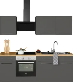 wiho Küchen Küchenzeile »Unna« ohne E-Geräte, Breite 220 cm