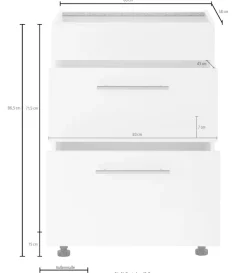 wiho Küchen Kochfeldumbauschrank »Ela« 60 cm breit, mit Soft-Close-Funktion