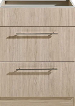 wiho Küchen Kochfeldumbauschrank »Filo« 60 cm breit, mit 2 großen Auszügen ohne Arbeitsplatte