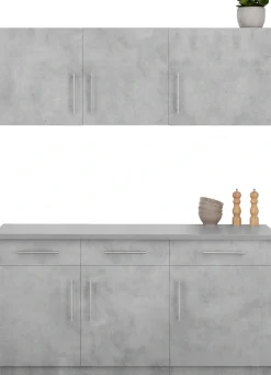 wiho Küchen Pantryküche »"Cali"« ohne E-Geräte, Breite 160 cm