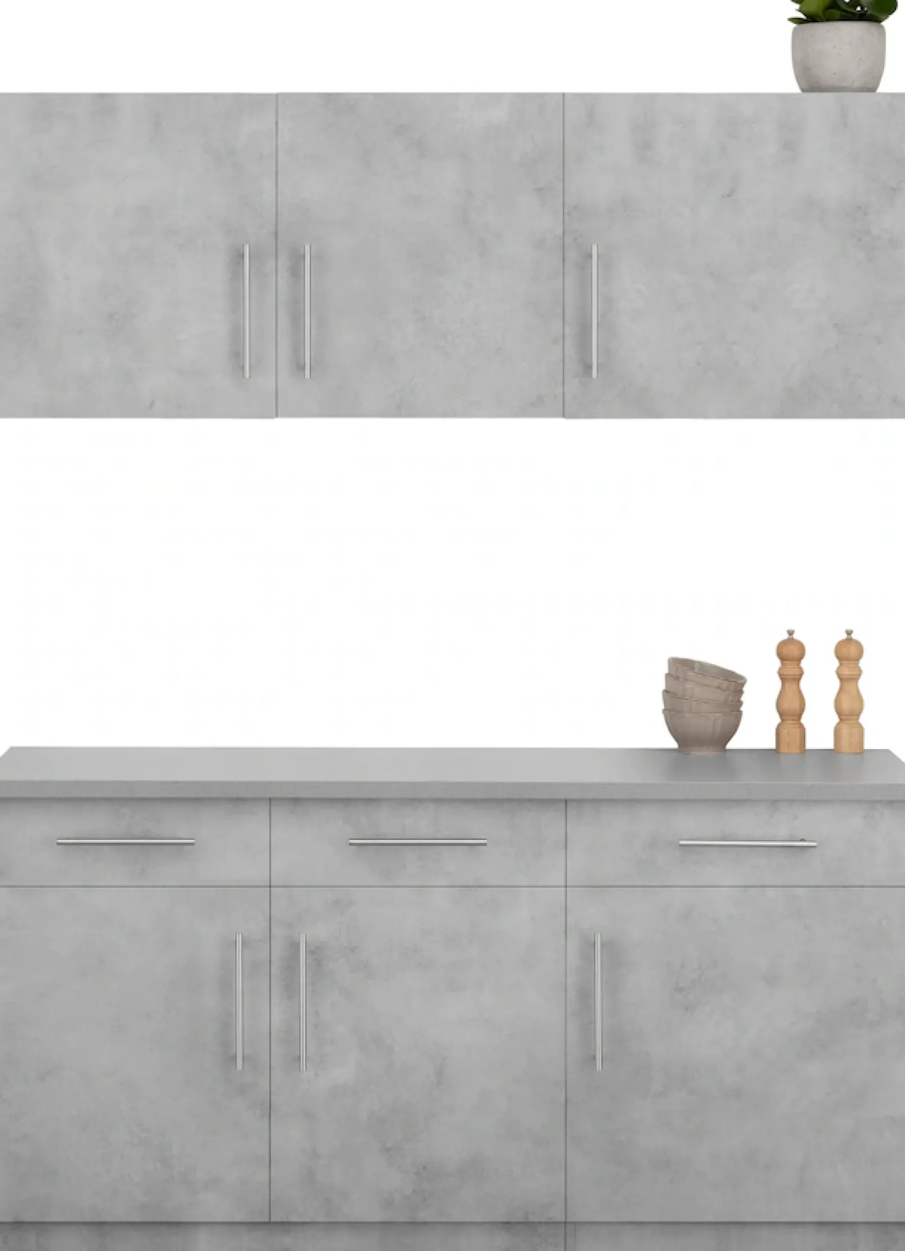 wiho Küchen Pantryküche »"Cali"« ohne E-Geräte, Breite 160 cm