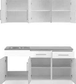 wiho Küchen Pantryküche »Cali« ohne E-Geräte, Breite 160 cm