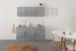 wiho Küchen Pantryküche »Cali« ohne E-Geräte, Breite 160 cm