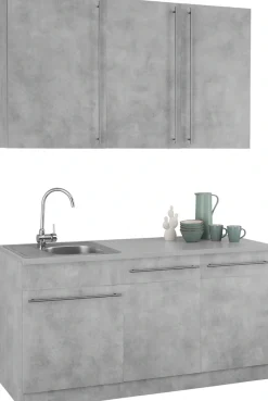 wiho Küchen Pantryküche »Chicago« ohne E-Geräte, Breite 160 cm