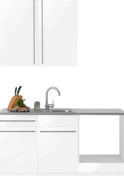 wiho Küchen Pantryküche »Chicago« wahlweise mit E-Geräten, Breite 160 cm