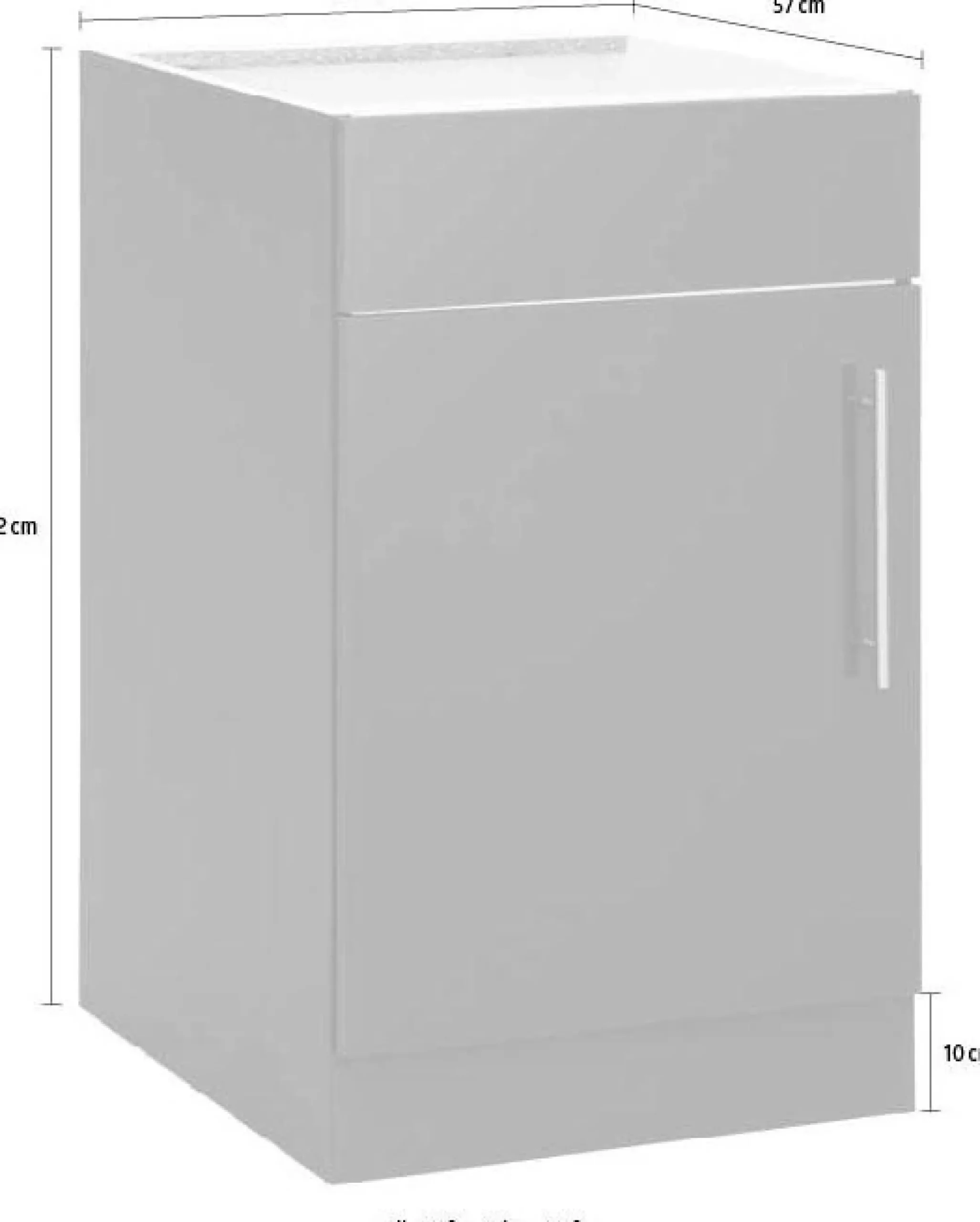 wiho Küchen Spülenschrank »Cali« 50 cm breit, ohne Arbeitsplatte