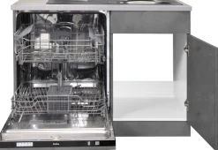 wiho Küchen Spülenschrank »Chicago« 110 cm breit, inkl. Tür/Sockel für Geschirrspüler