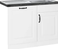 wiho Küchen Spülenschrank »Erla« 110 cm breit, inkl. Tür/Sockel für Geschirrspüler