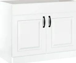 wiho Küchen Spülenschrank »Erla« 100 cm breit mit Kassettenfront, ohne Arbeitsplatte