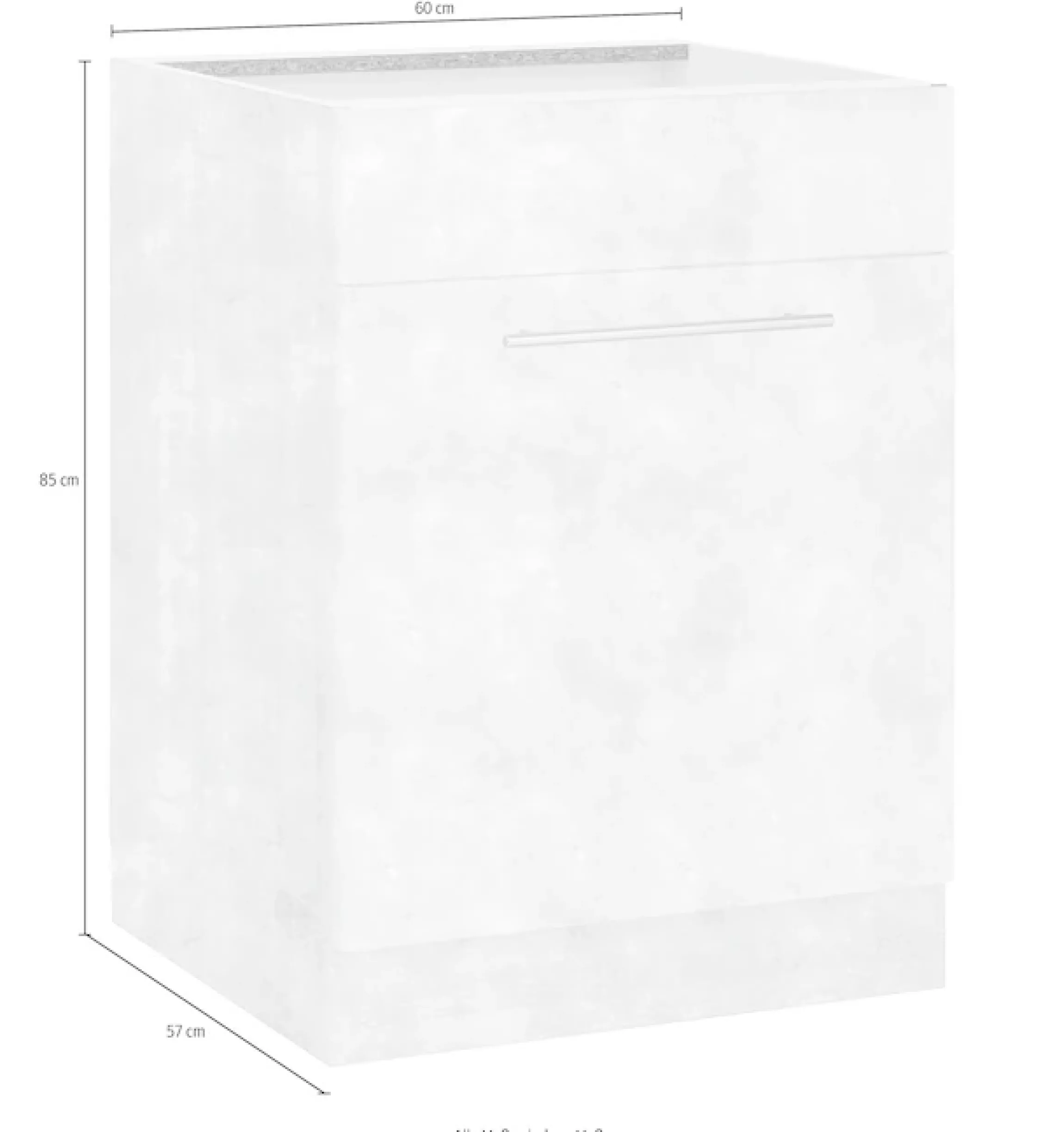 wiho Küchen Spülenschrank »Flexi2« Breite 60 cm