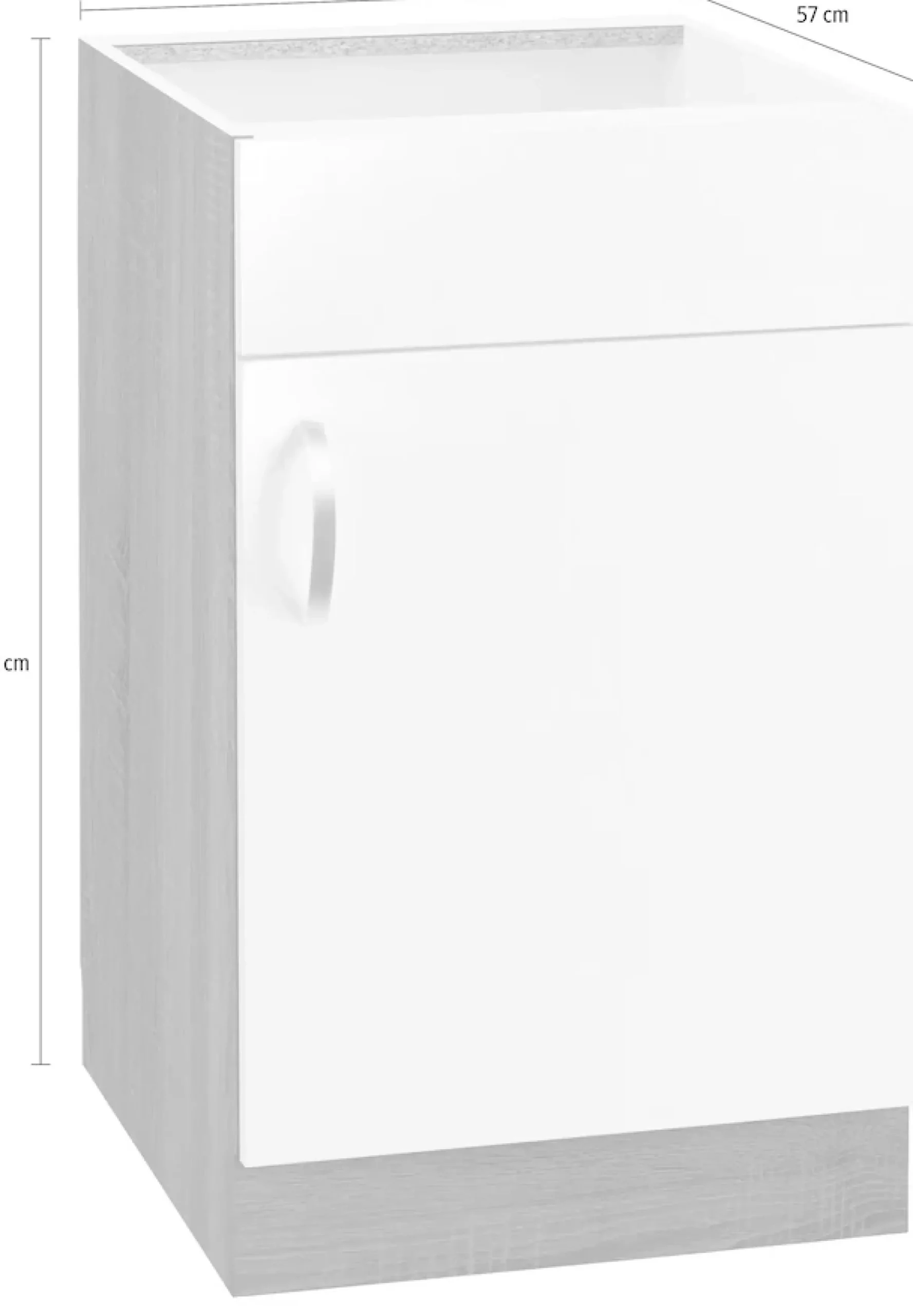wiho Küchen Spülenschrank »Flexi« Breite 50 cm