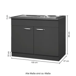 wiho Küchen Spülenschrank »Michigan«