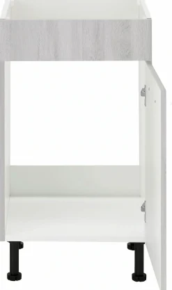 wiho Küchen Spülenschrank »Nisos« 50 cm breit, mit verstellbaren Füßen, ohne Arbeitsplatte