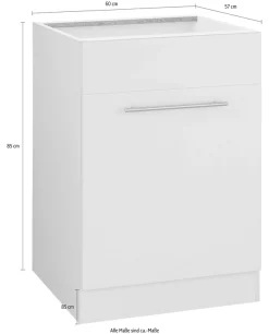 wiho Küchen Spülenschrank »Unna« 60 cm breit, ohne Arbeitsplatte