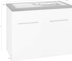 wiho Küchen Spülenschrank »Unna« 100 cm breit