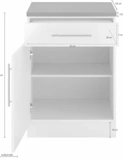 wiho Küchen Unterschrank »Cali« 60 cm breit