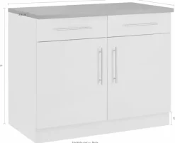 wiho Küchen Unterschrank »Cali« 100 cm breit