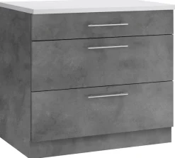 wiho Küchen Unterschrank »Cali« 90 cm breit, mit 2 großen Auszügen