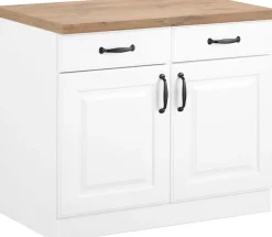 wiho Küchen Unterschrank »Erla« 100 cm breit mit Kassettenfront