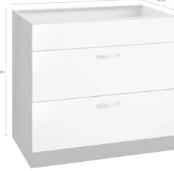 wiho Küchen Unterschrank »Flexi« Breite 90 cm
