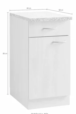 wiho Küchen Unterschrank »Kiel« 40 cm breit, 60 cm tief