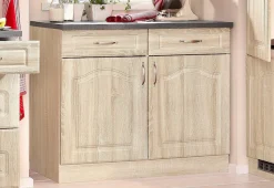 wiho Küchen Unterschrank »Linz« 100 cm breit, in Landhaus-Optik