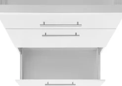 wiho Küchen Unterschrank »Unna« 90 cm breit, mit 2 großen Auszügen, ohne Arbeitsplatte