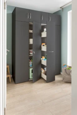 Wimex Apothekerschrank »Multiraumkonzept, 30/54/185cm (B/T/H), Made in Germany« Schranksystem MRK, geräumiger Hochschrank mit 4 Schubladen