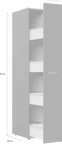 Wimex Apothekerschrank »Multiraumkonzept, 30/54/185cm (B/T/H), Made in Germany« Schranksystem MRK, geräumiger Hochschrank mit 4 Schubladen