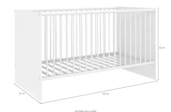 Wimex Babybett »Gotland« mit Schlupfsprossen
