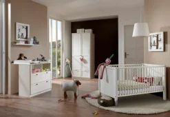 Wimex Babyzimmer-Komplettset »Helsingborg« Set, 3 Stk. tlg. Bett + Wickelkommode + 2 trg. Schrank