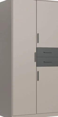 Wimex Drehtürenschrank »Bahamas, Kleiderschrank in den Breiten 90cm oder 135cm erhältlich« mit zwei farblich abgesetzten Schubladen