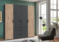 Wimex Drehtürenschrank »Burgos by fresh to go« mit extra großen Schubladen