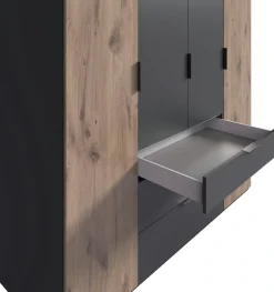 Wimex Drehtürenschrank »Burgos by fresh to go« mit extra großen Schubladen