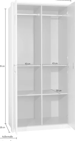 Wimex Drehtürenschrank »Cindy2«