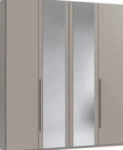Wimex Drehtürenschrank »London in den Breiten 180cm, 225cm und 270cm erhältlich, inkl. Spiegel« Kleiderschrank wahlweise mit Basic- o. Premium-Ausstattung erhältlich