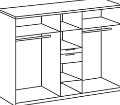 Wimex Drehtürenschrank »Moldau Kleiderschrank mit Spiegel Schlafzimmerschrank«