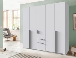Wimex Drehtürenschrank »Mugano« mit langen oder kurzen Griffen aus Metall,in vielen Breiten, 208 oder 236 cm hoch, Made in Germany
