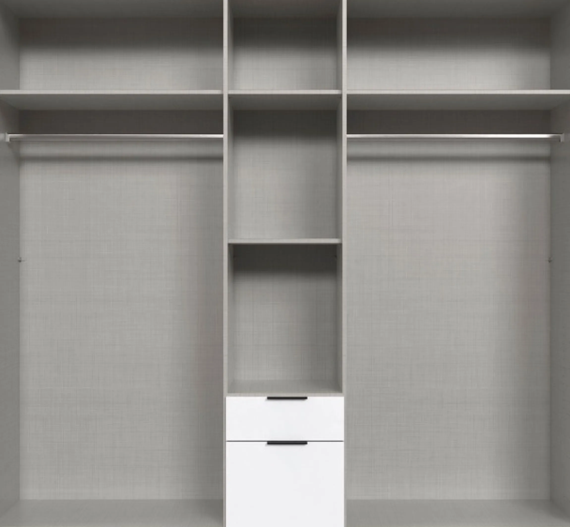 Wimex Drehtürenschrank »Mugano« mit langen oder kurzen Griffen aus Metall,in vielen Breiten, 208 oder 236 cm hoch, Made in Germany